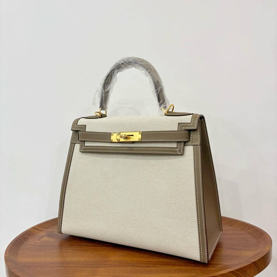 Kelly Canvas-Leather Mix-1